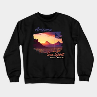 Arizona Sun Spirit Desert Patriot Crewneck Sweatshirt